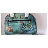 ANUSCHKA Portuguese Parrot Denim WITH STUDS DUST BAG