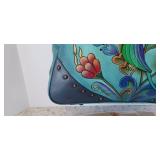 ANUSCHKA Portuguese Parrot Denim WITH STUDS DUST BAG