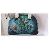 ANUSCHKA Portuguese Parrot Denim WITH STUDS DUST BAG