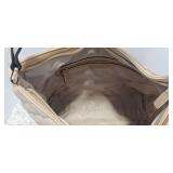 Calvin Klein genuine quilted leather hobo, color nude plus dust bag