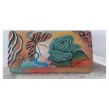 ANUSCHKA Checkbook Clutch Wallet - 1701 RSF NWT