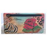 ANUSCHKA Checkbook Clutch Wallet - 1701 RSF NWT