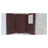 ANUSCHKA Checkbook Clutch Wallet - 1701 RSF NWT