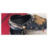 CROCS W7 VIVIENNE TAM Gold Embellished Clogs NEW IN Box