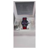 Technomarine Cruise California Red Chrono 114026 with extra strap and cover NIB