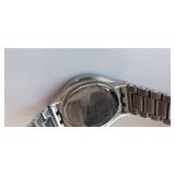 CROTON Diamonds & Blue Sapphire Swiss Quartz Women NEW