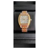 Timepieces by Randy Jackson 38mm gold Tone Date Watch