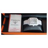 Stuhrling Fusion White 149L4 Quartz 35mm Fashion SKU:149L4.12EP3 sold out NIB