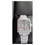 Stuhrling Fusion White 149L4 Quartz 35mm Fashion SKU:149L4.12EP3 sold out NIB