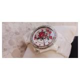 Ed Hardy wristwatch \\\"True To My Love\\\" features Swarovski crystals