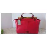 Sharif 1827 Medium size handbag. RED
