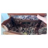 Sharif 1827 Medium size handbag. BROWN