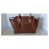 Sharif 1827 Medium size handbag. BROWN