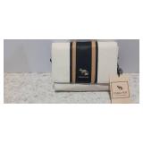 EMMA FOX BEIGE leather crossbody 8x6x2