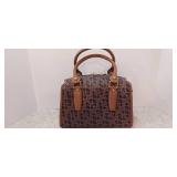 GUESS Heritage Monogram cogniac Satchel