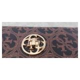 GUESS Heritage Monogram cogniac wallet