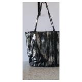 SHARIF METTALIC SHOPPING TOTE
