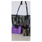 SHARIF METTALIC SHOPPING TOTE