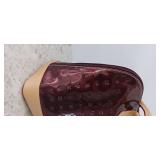 Arcadia patent Leather 13x9x6â made in Italy color red patent leather perfect