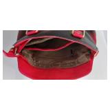 SUKRITI Hand Painted Leather Shoulder Bag \" WOMEN IN HAT\"