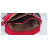 SUKRITI Hand Painted Leather Shoulder Bag \" WOMEN IN HAT\"