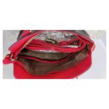 SUKRITI Hand Painted Leather Shoulder Bag \" WOMEN IN HAT\"