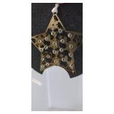 Swarovski Crystal Golden Shadow Star Christmas Ornament NIB