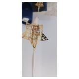 Swarovski Crystal Golden Shadow Star Christmas Ornament NIB