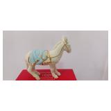 Retired Donkey-Standing-Blue - Boxed First Blessing-Nativity by Lenox discontinued 2018