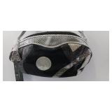 Sharif Vintage Summer  Leather Patchwork Crossbody Bag Made in USA