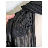 Elegant Lace-Trimmed Fashion Scarves - 3 ct