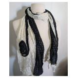 Elegant Lace-Trimmed Fashion Scarves - 3 ct
