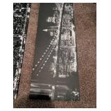 City Skyline Canvas Print Set - 2 Panels (46x16)