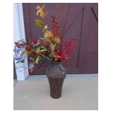Large Vase with Autumn Arrangement - 3 ft