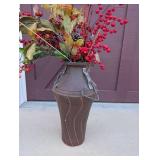 Large Vase with Autumn Arrangement - 3 ft