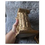 Brass Cherub Architectural Column Capitals - 10 in