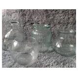 Rounded Glass Vase Collection