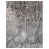 Textured Tall Glass Set