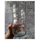 Textured Tall Glass Set