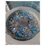 Decorative Glass Marble Fire Pit - 30 in