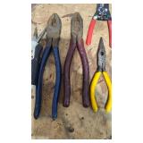 Used Mixed Pliers Set - Workshop Tools