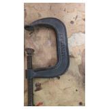 Vintage C-Clamps Set - Black and Blue