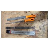 Assorted Metal Files Set - Orange Handle and Professional Grade