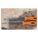Assorted Metal Files Set - Orange Handle and Professional Grade