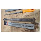 Assorted Metal Files Set - Orange Handle and Professional Grade