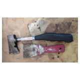 Vintage Hand Tool Collection - Coleman Hatchet, Red Diamond Scraper & More
