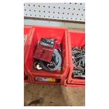 Vintage Industrial Storage Bins with Hardware