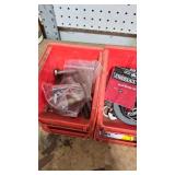 Vintage Industrial Storage Bins with Hardware