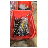 Vintage Industrial Storage Bins with Hardware