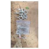 Stanley Large Screw Eye Hooks - Galvanized Steel